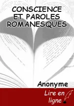 CONSCIENCE ET PAROLES ROMANESQUES