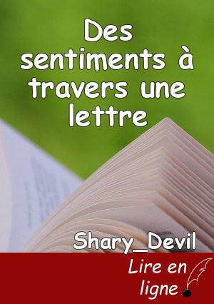 Des sentiments à travers une lettre
