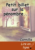 Petit billet sur la pénombre....