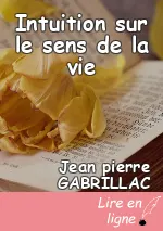 Intuition sur le sens de la vie