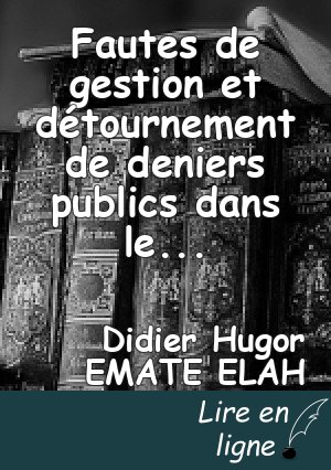 Fautes de gestion et détournement de deniers publics dans les canons de la discipline budgétaire au Cameroun