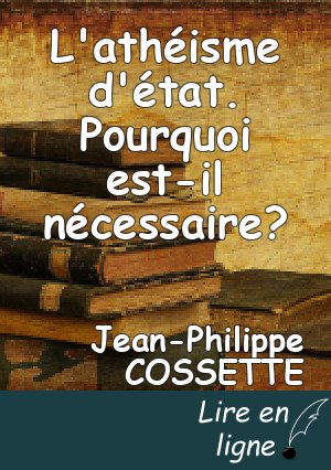 L'athéisme d'état. Pourquoi est-il nécessaire?