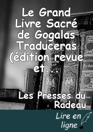 Le Grand Livre Sacré de Gogalas Traduceras (édition revue et augmentée)-vol 2/7