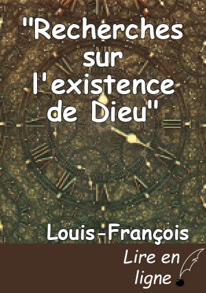 "Recherches sur l'existence de Dieu"