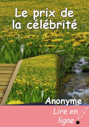 Le prix de la célébrité