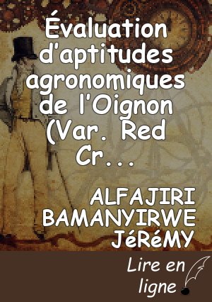 Évaluation d’aptitudes agronomiques de l’Oignon (Var. Red Créole) sous l’effet de la fertilisation organique du sol à Kashusha/ Est de la RDCongo