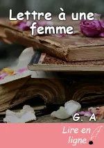 Lettre à une femme