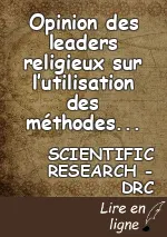Opinion des leaders religieux sur l’utilisation des méthodes contraceptives par les chrétiens en ville de Buta (RDC).