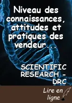 Niveau des connaissances, attitudes et pratiques des vendeurs et vendeuses au marché central de Buta en  République Démocratique du Congo dans le domaine de lutte contre la Covid-19.
