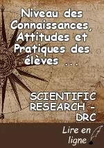 Niveau des Connaissances, Attitudes et Pratiques des élèves de l’institut Bumbu (Buta/RDC) dans la lutte contre la  covid-19.
