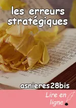 les erreurs stratégiques