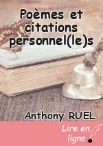 Poèmes et citations personnel(le)s