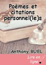 Poèmes et citations personnel(le)s