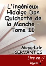 L'ingénieux Hidalgo Don Quichotte de la Manche – Tome II
