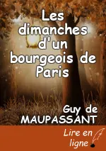 Les dimanches d'un bourgeois de Paris