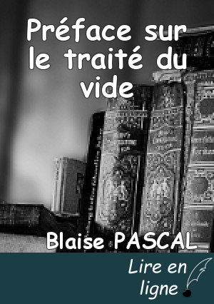Préface sur le traité du vide