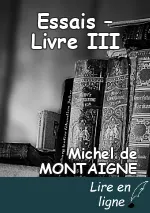 Essais – Livre III