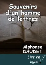 Souvenirs d'un homme de lettres