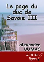 Le page du duc de Savoie III