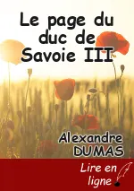 Le page du duc de Savoie III