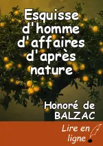 Esquisse d'homme d'affaires d'après nature