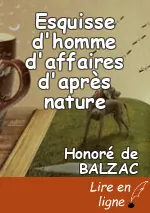 Esquisse d'homme d'affaires d'après nature