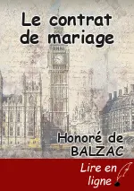 Le contrat de mariage