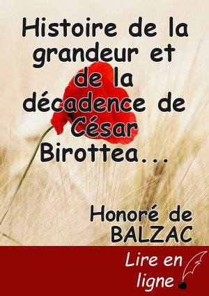 Histoire de la grandeur et de la décadence de César Birotteau