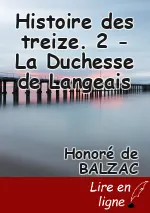Histoire des treize. 2 - La Duchesse de Langeais
