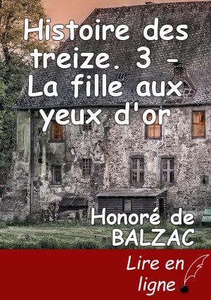 Histoire des treize. 3 - La fille aux yeux d'or