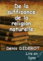 De la suffisance de la religion naturelle