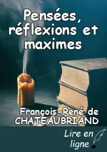 Pensées, réflexions et maximes