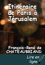 Itinéraire de Paris à Jérusalem
