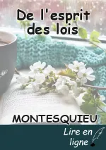 De l'esprit des lois