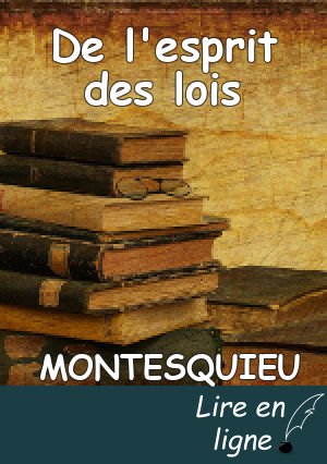 De l'esprit des lois