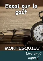  Essai sur le goût