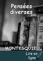 Pensées diverses 