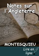 Notes sur l'Angleterre