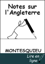 Notes sur l'Angleterre